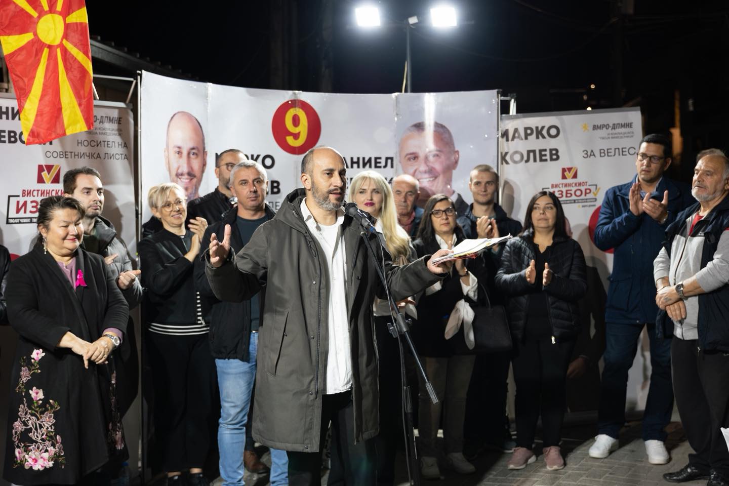 Marko Kolev na sredbi so gragjani