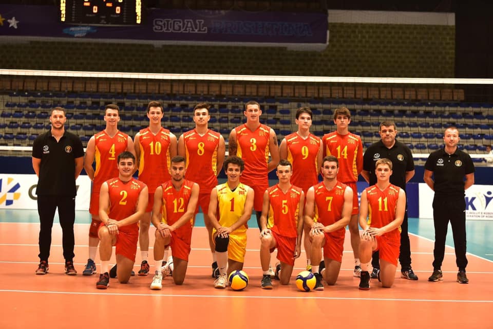 Mladinska odbojkarska reprezentacija na Makedonija