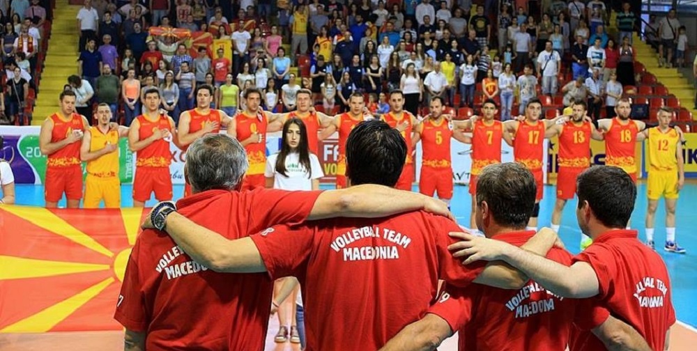 Odbojkarska reprezentacija na Makedonija
