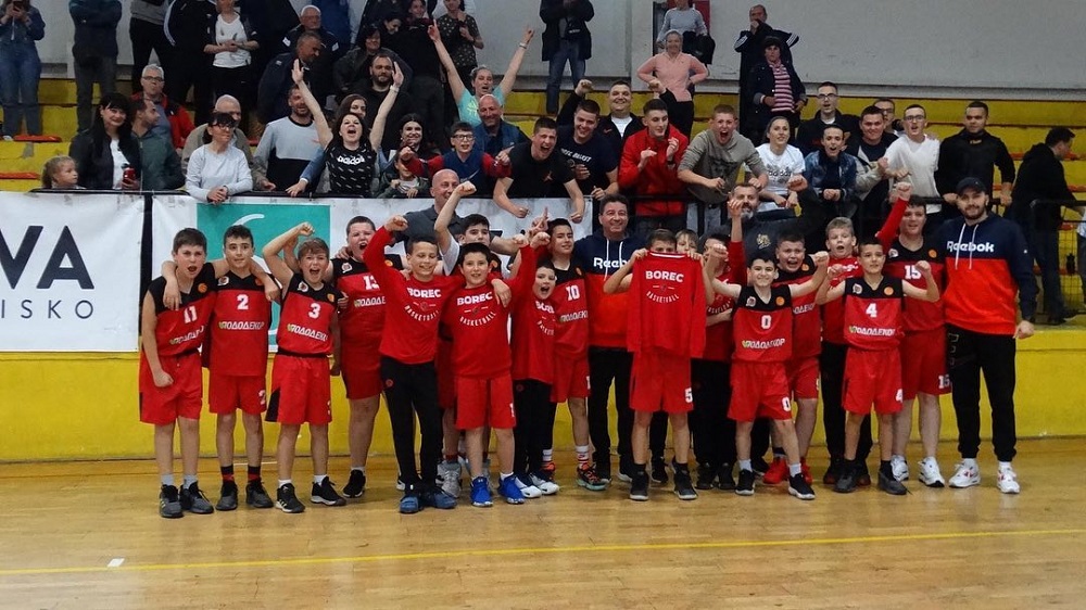 Borec Basket M12 treto mesto