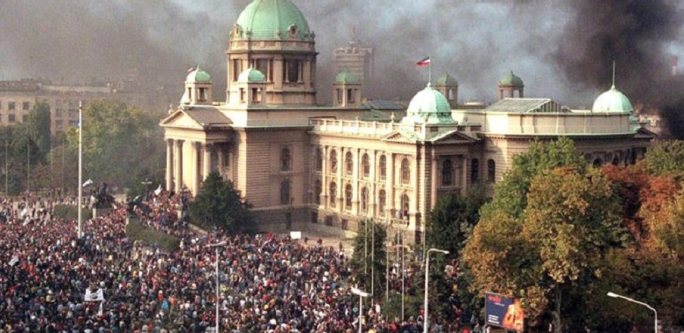 Srbija protesti 5 oktomvri protiv milosevic